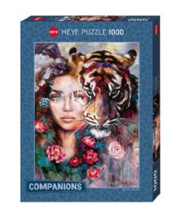 HEYE CASSE-TÊTE 1000 PIÈCES - COMPAGNONS CŒUR FERME (TIGRE) #78-29982